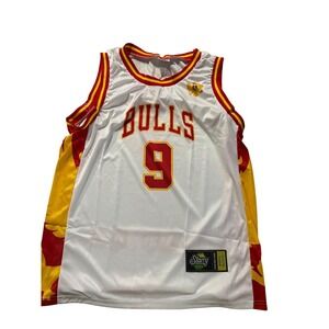 Chicago Bulls Nikola Vucevic #9 Starry Custom Promo Jersey Men's L Basketball